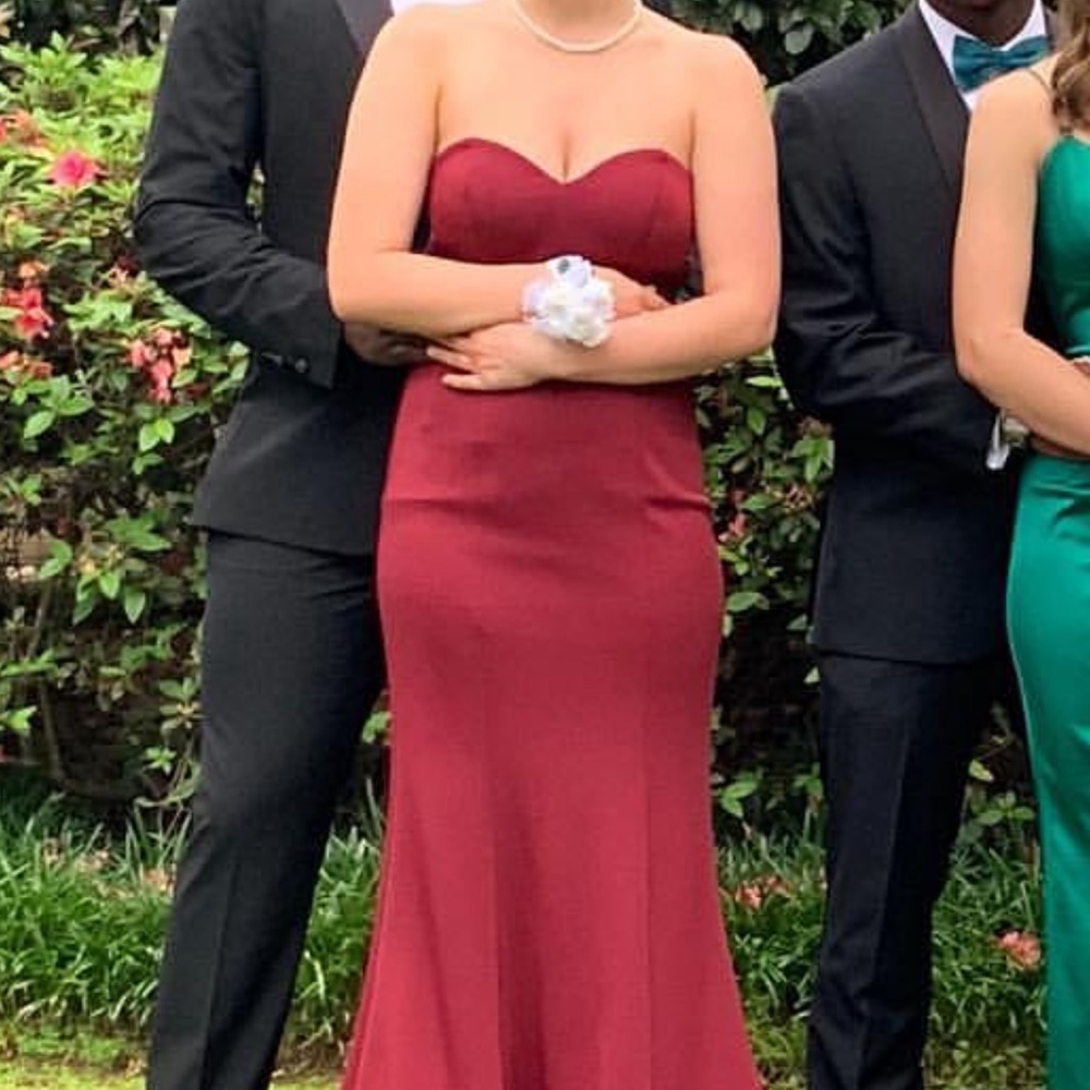 Red prom dress